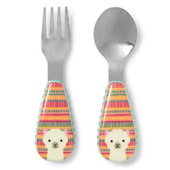 Skip Hop Zootensils Fork & Spoon - Llama
