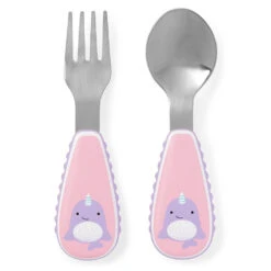 Skip Hop Zootensils Fork & Spoon - Narwhal