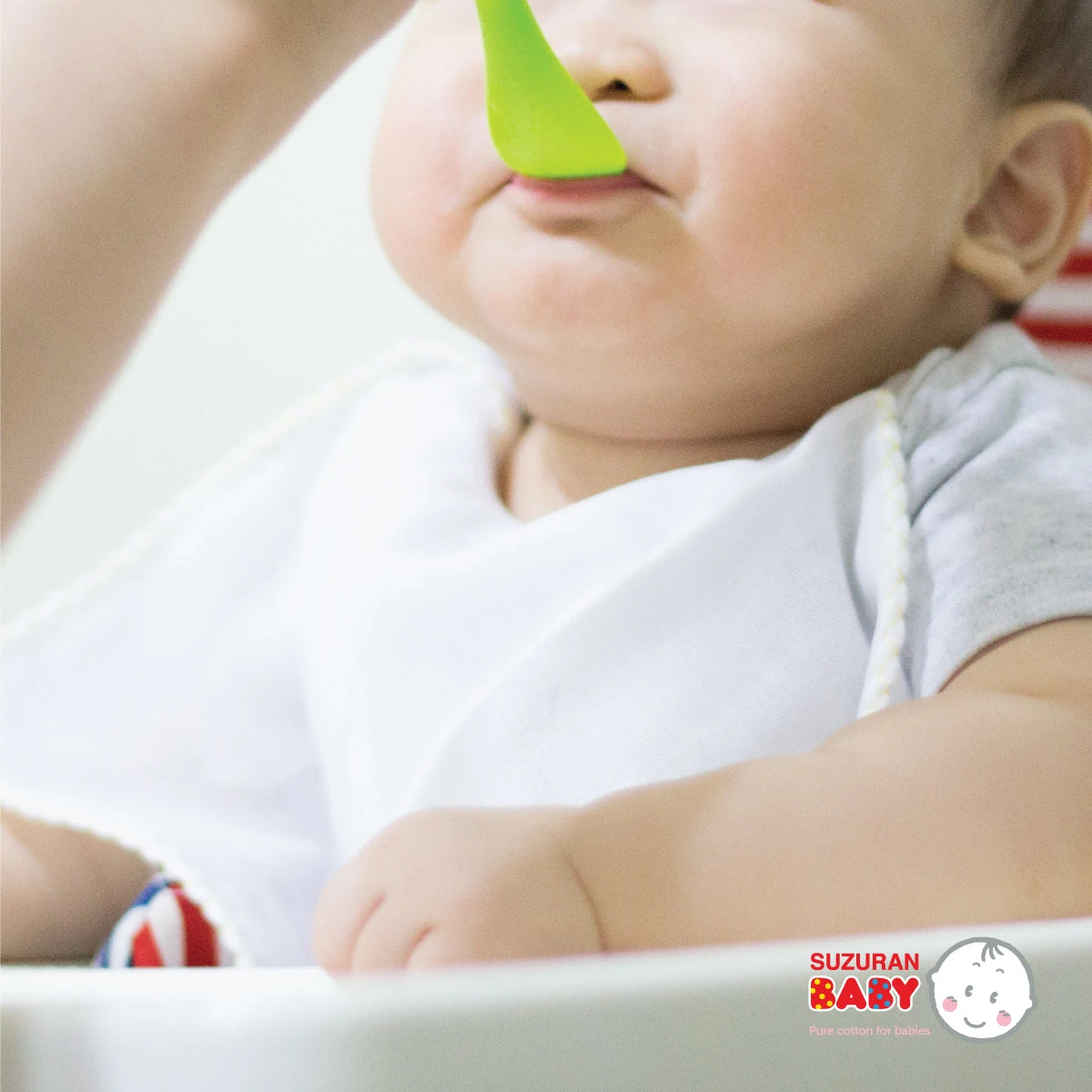 Suzuran Baby Gauze Handkerchief 5 Pcs 2 Suzuran Baby Gauze Handkerchief 5 Pcs - Image 2