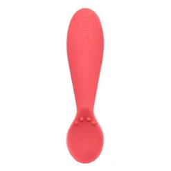 Ezpz Tiny Spoon - 2-Pack (Assorted Colours) 27 Ezpz Tiny Spoon - 2-Pack (Assorted Colours) -Baby Products Sale Store Tiny Spoon Front Coral
