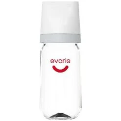 Evorie Tritan Wide-neck Baby Milk Feeding Bottle 240mL/8oz, Daisy