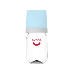 Evorie Tritan Wide-neck Baby Milk Feeding Bottle 160mL/5oz, Bluebell