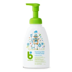 Babyganics Foaming Dish & Bottle Soap, Fragrance Free - 473ml