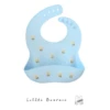 Little Bearnie Silicone Bib - Boba (Blue)