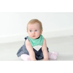Cheeky Chompers Neckerchew Baby Bib - Uni-Stripe -Baby Products Sale Store baby bib cheeky chompers neckerchew baby bib uni stripe 3