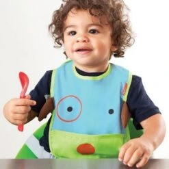 Skip Hop Zoo Tuck-Away Bib - Dog -Baby Products Sale Store baby bib skip hop zoo tuck away bib dog 4
