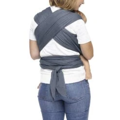 Moby Evolution Wrap - Denim -Baby Products Sale Store baby carrier moby wrap evolution denim 6