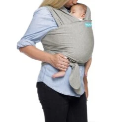 Moby Classic Wrap - Gray -Baby Products Sale Store baby wrap moby wrap classic 100 cotton gray 6