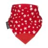 Cheeky Chompers Neckerchew Baby Bib - Red Stars