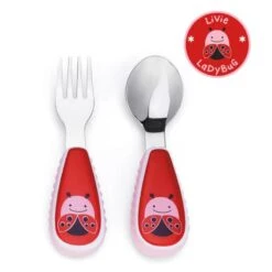 Skip Hop Zootensils Fork & Spoon - Ladybug