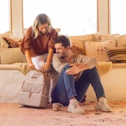 Petunia Pickle Bottom Axis Backpack: Sand (Exclusive) -Baby Products Sale Store diaper bag petunia pickle bottom axis backpack sand 7