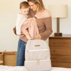 Petunia Pickle Bottom Axis Backpack: Sand (Exclusive) -Baby Products Sale Store diaper bag petunia pickle bottom axis backpack sand 8