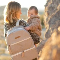 Petunia Pickle Bottom Axis Backpack: Sand (Exclusive) -Baby Products Sale Store diaper bag petunia pickle bottom axis backpack sand 9