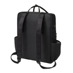 Petunia Pickle Bottom Balance Backpack: Black Leatherette -Baby Products Sale Store diaper bag petunia pickle bottom balance backpack black leatherette 4