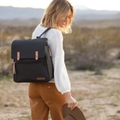 Petunia Pickle Bottom META Backpack - Black (Exclusive) -Baby Products Sale Store diaper bag petunia pickle bottom meta backpack exclusive design free snack cup 15