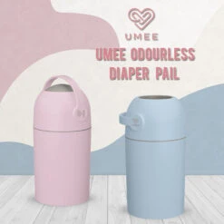 Umee Odourless Diaper Pail (Assorted Designs) -Baby Products Sale Store diaper pail 1