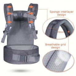 Lucky Baby Ergonomical Baby Carrier - Dark Grey -Baby Products Sale Store e2 50441f27 540a 4b53 a5e5 94af04f39f90