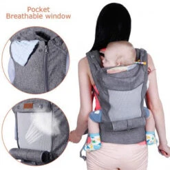 Lucky Baby Ergonomical Baby Carrier - Dark Grey -Baby Products Sale Store e4 034ebaa3 4d8b 446e ae15 9df19a8c4c0c