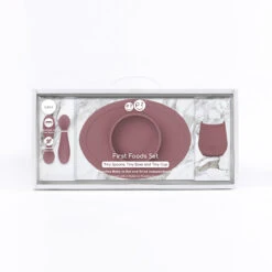 Ezpz First Foods Set (Assorted Designs) -Baby Products Sale Store ezpz First Foods Set Package sonoma mauve