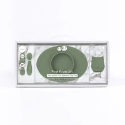 Ezpz First Foods Set (Assorted Designs) -Baby Products Sale Store ezpz First Foods Set Package sonoma olive