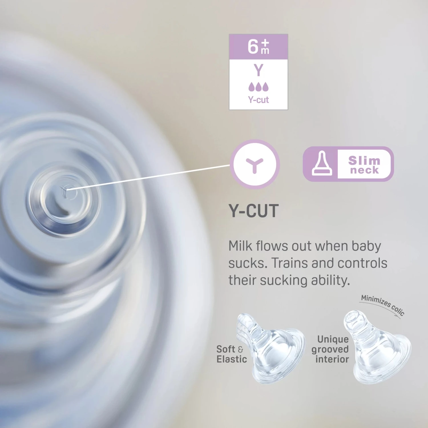 Pigeon Flexible Slim Neck Nipple Size LL X3 4 Pigeon Flexible Slim Neck Nipple Size LL X3 - Image 4