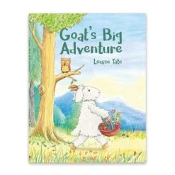 JellyCat Goat's Big Adventure Book