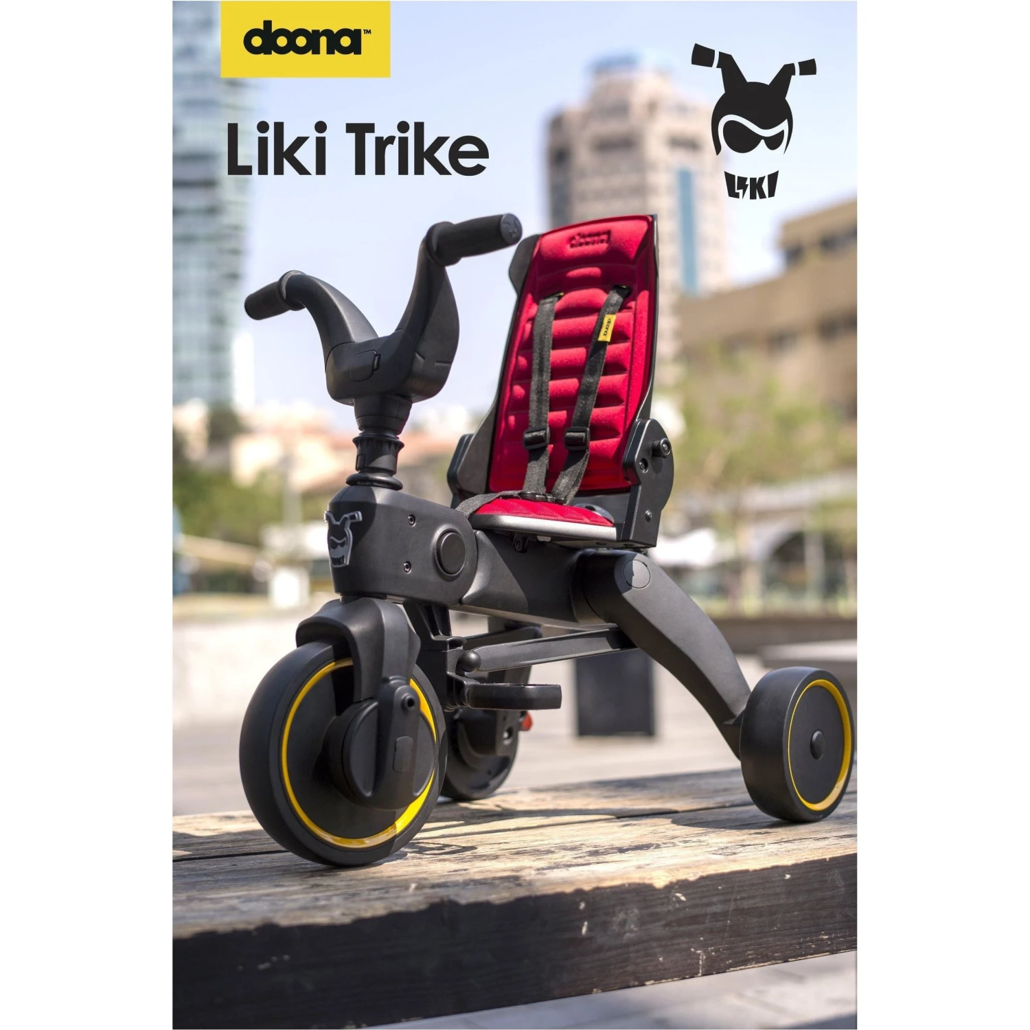 Doona Liki Trike S1 (Available In Grey / Red) 2 Doona Liki Trike S1 (Available In Grey / Red) - Image 2