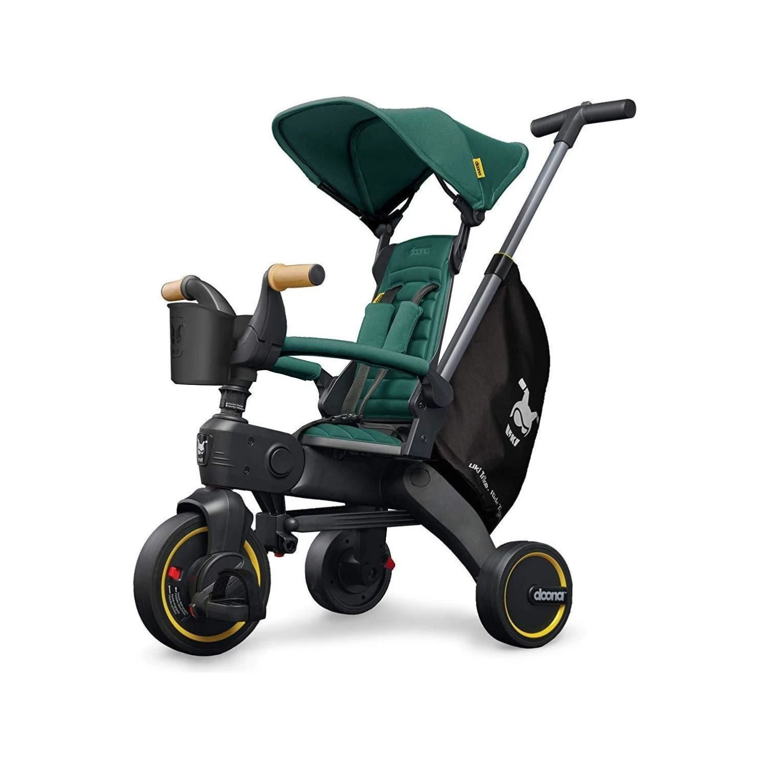 Doona Liki Trike S5 - Nitro Black / Racing Green 2 Doona Liki Trike S5 - Nitro Black / Racing Green - Image 2