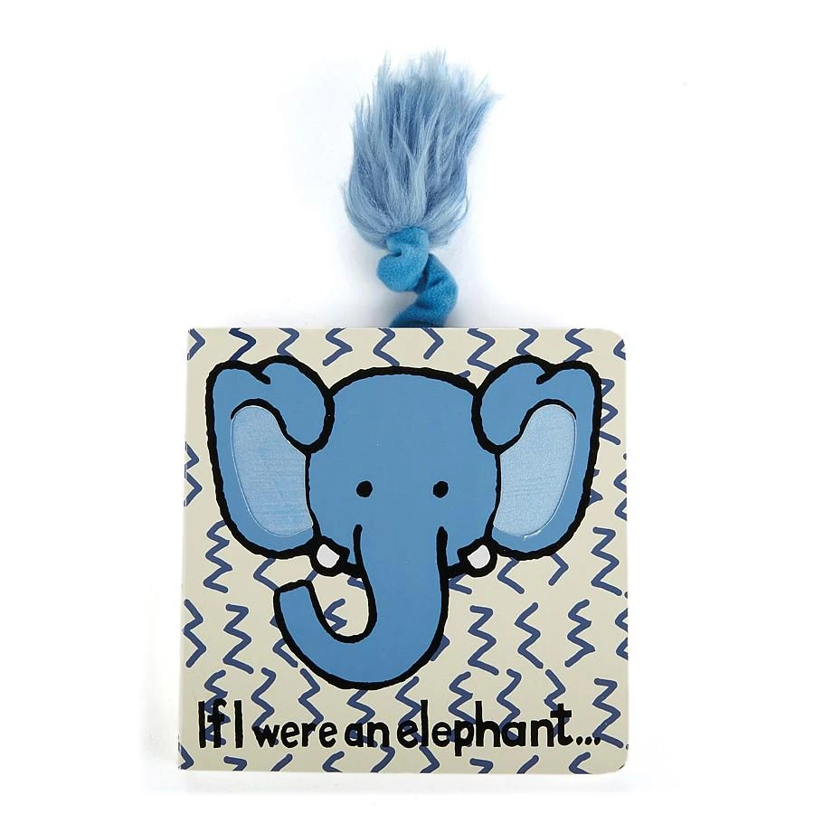 JellyCat If I Were An Elephant Board Book 1 JellyCat If I Were An Elephant Board Book