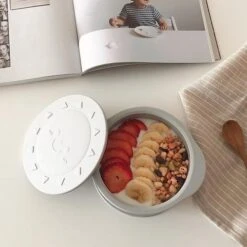 Mother's Corn Sunny Silicone Suction Bowl With Lid (Choose A Color) -Baby Products Sale Store suction bowl mother s corn sunny silicone suction bowl with lid choose a color 3